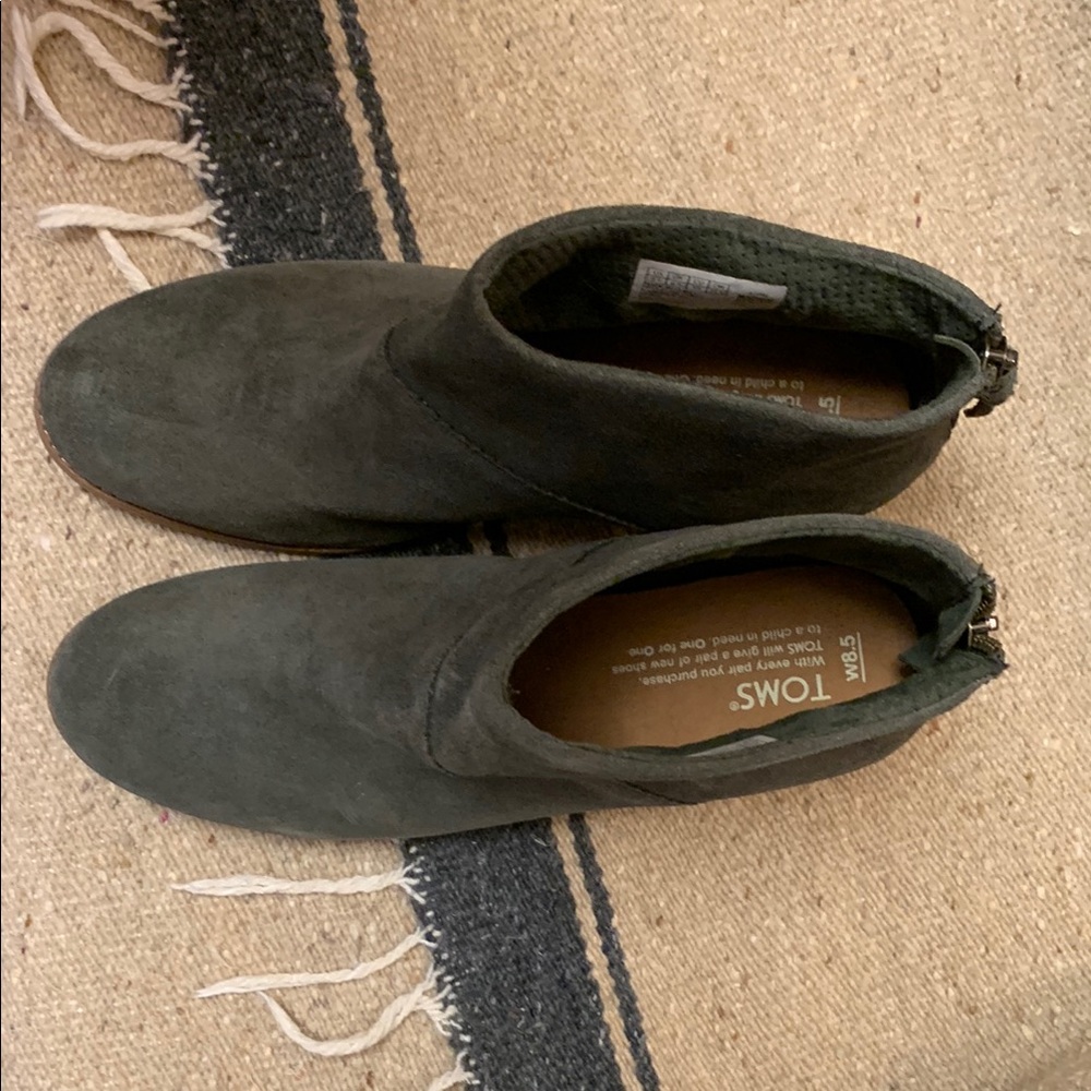 Brand New Toms Size 8.5 Leila Women's Suede Ankle Boots - Picture 16 of 16